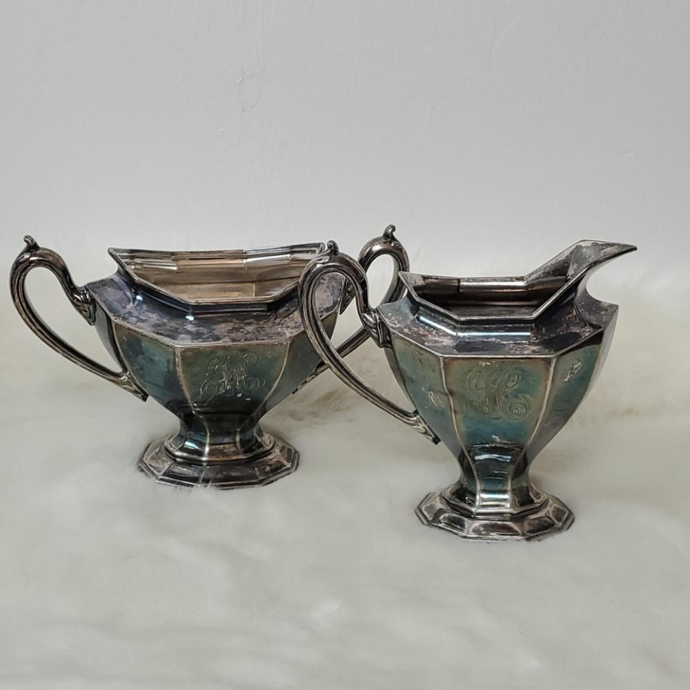 Vintage Reed Barton silverplate cream pitcher